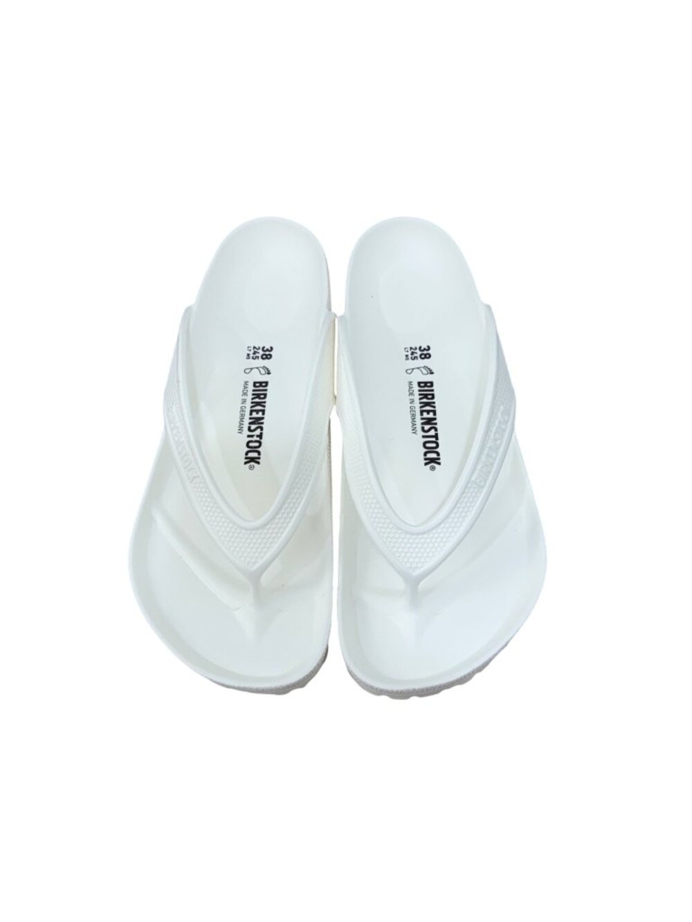 Birkenstock Honolulu EVA Sandals White Size 38 Womens Beach & Pool Slides NWOT
